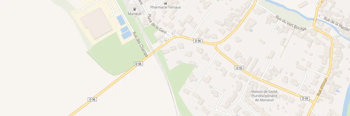 Plan du 277 Rue de la Gare à Marœuil