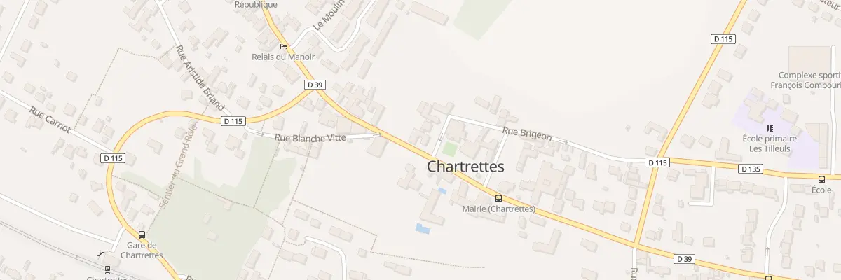 Plan du 37 Rue Georges Clémenceau à Chartrettes