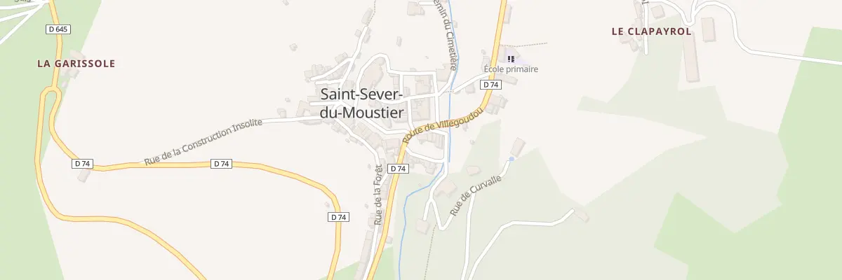 Plan du 5072 Saint Sever à Saint-Sever-du-Moustier