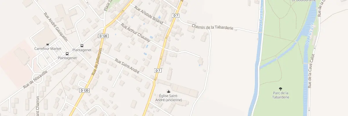 Plan du 27 Rue Charles de Gaulle à Château-Landon