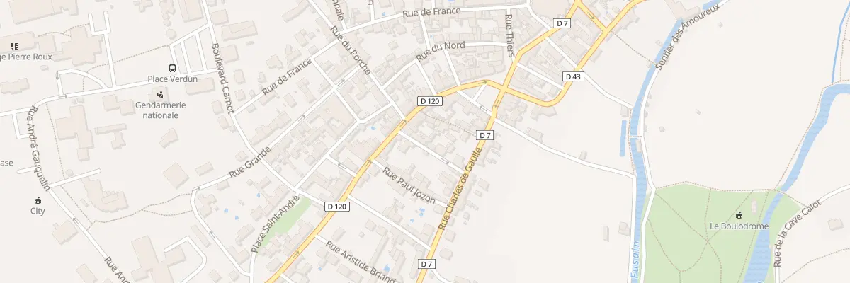 Plan du 3B Rue Louis Braille à Château-Landon