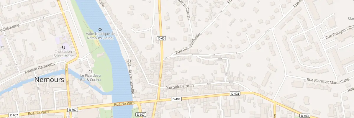 Plan du 6 Rue de Chérelles à Nemours