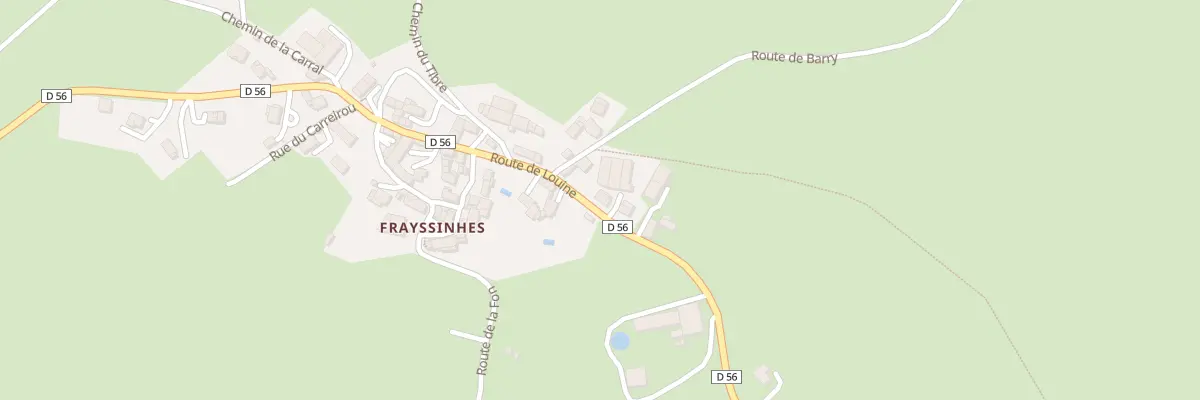 Plan du 5169 Frayssinhes au Vibal