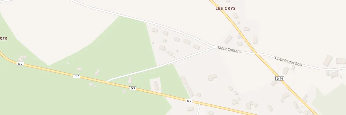 Plan du 2 Lot du Mont Content à Sens-Beaujeu