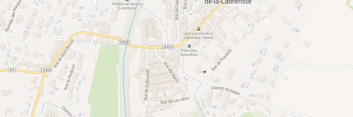 Plan du 10 Rue de la Fon Vieille à Saint-Laurent-de-la-Cabrerisse