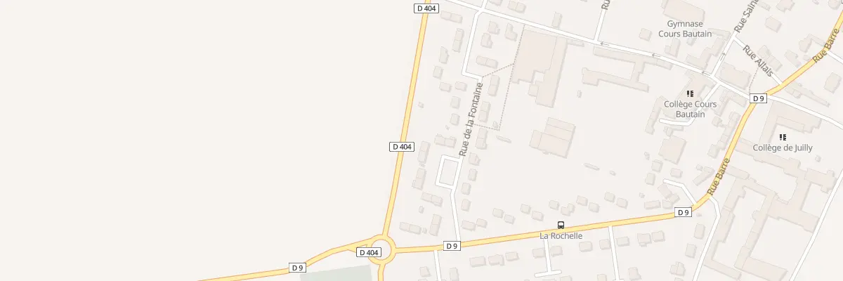 Plan du 22 Rue la Fontaine à Juilly