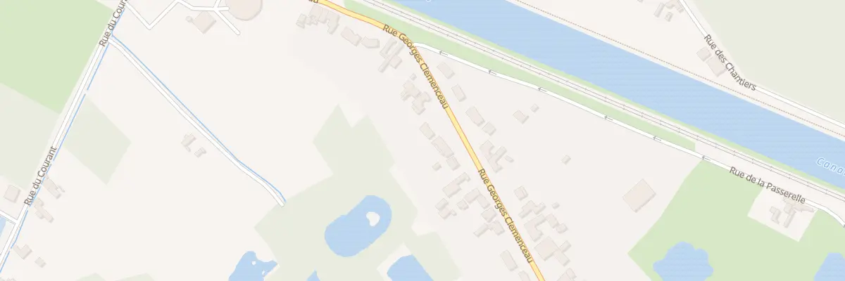 Plan du 671 Rue Georges Clémenceau à Beuvry