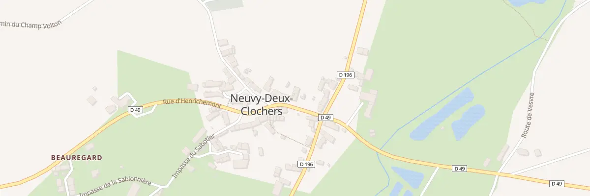 Plan du 5 Rte de la Fontaine à Neuvy-Deux-Clochers