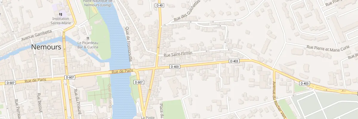 Plan du 21 Rue du Souvenir à Nemours