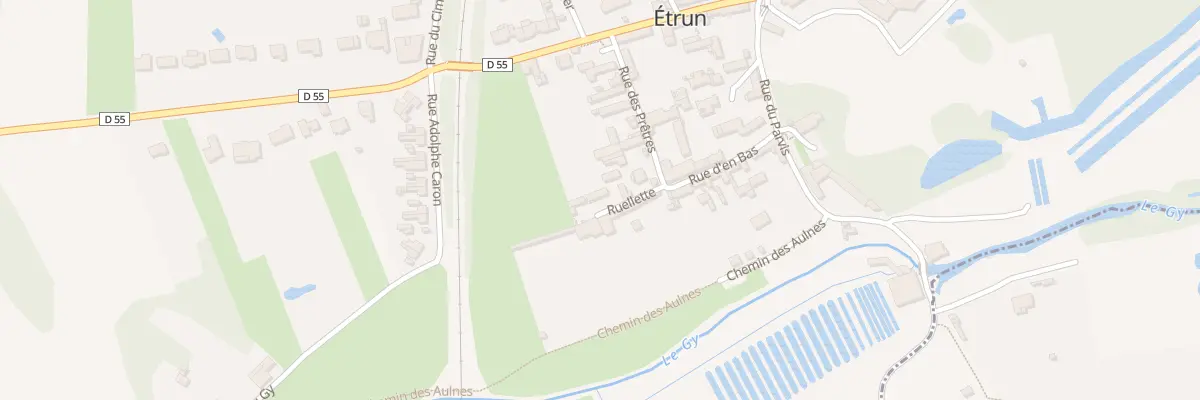 Plan du 5 Rult Ruellette à Étrun