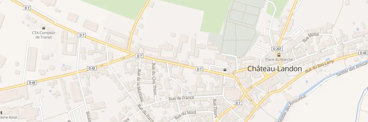 Plan du 12B Rue du Gâtinais à Château-Landon