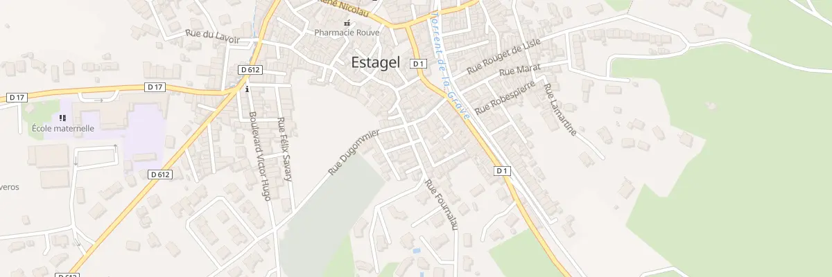 Plan du 2 Rue Jean-jacques Rousseau à Estagel