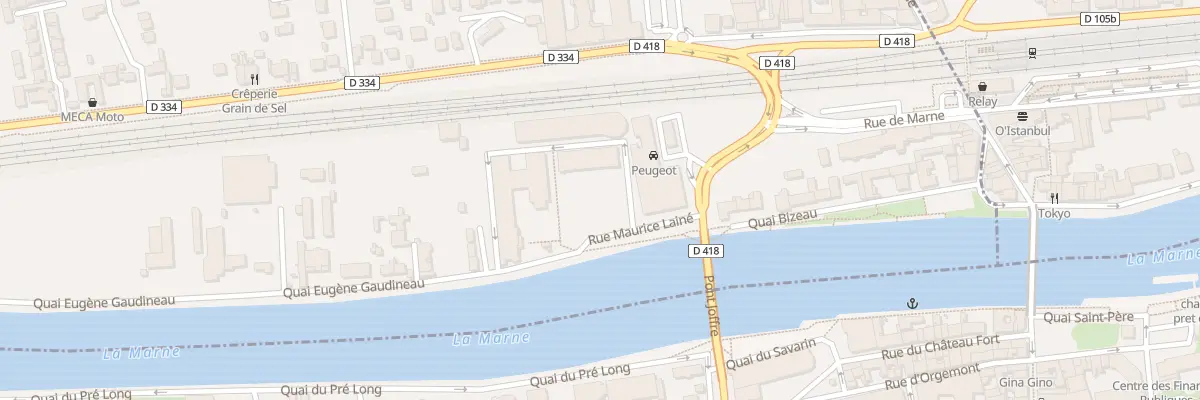 Plan du 4 Rue Maurice Lainé à Pomponne