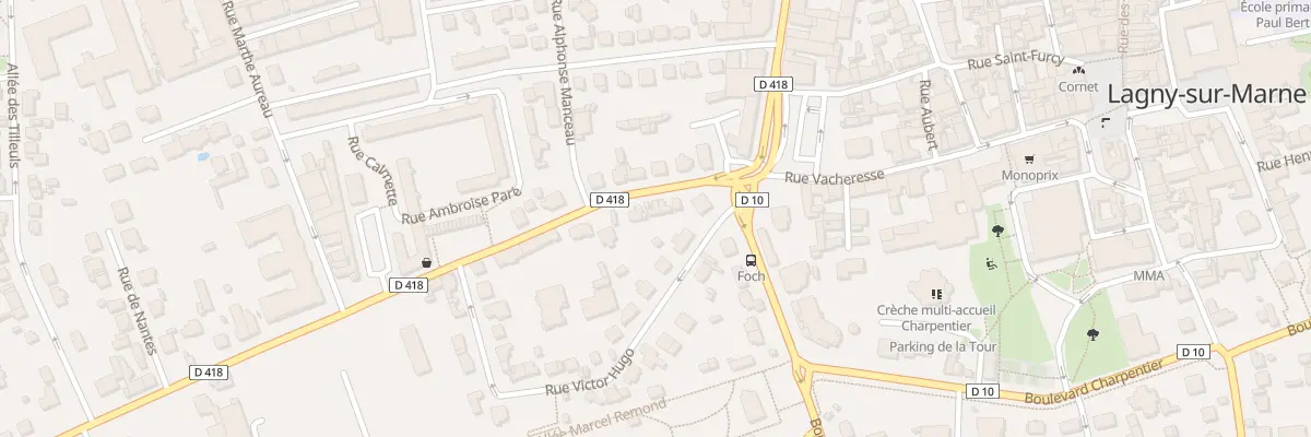 Plan du 5 Av du Général Leclerc à Lagny-sur-Marne