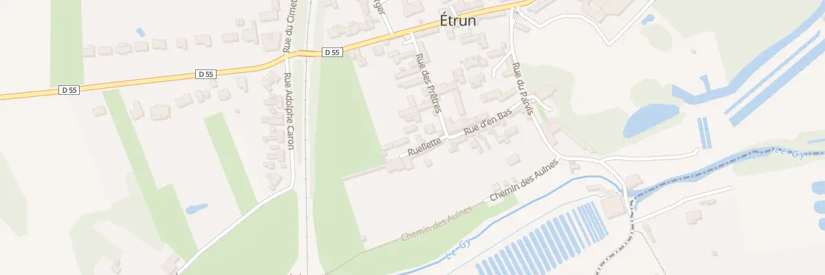 Plan du 3 Rult Ruellette à Étrun