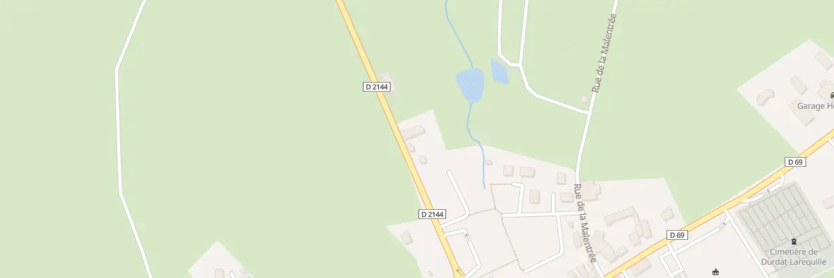 Plan du 288 Rte de Montluçon à Durdat-Larequille