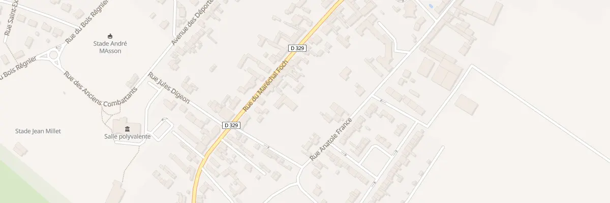 Plan du 31 Rue du Maréchal Foch à Rosières-en-Santerre