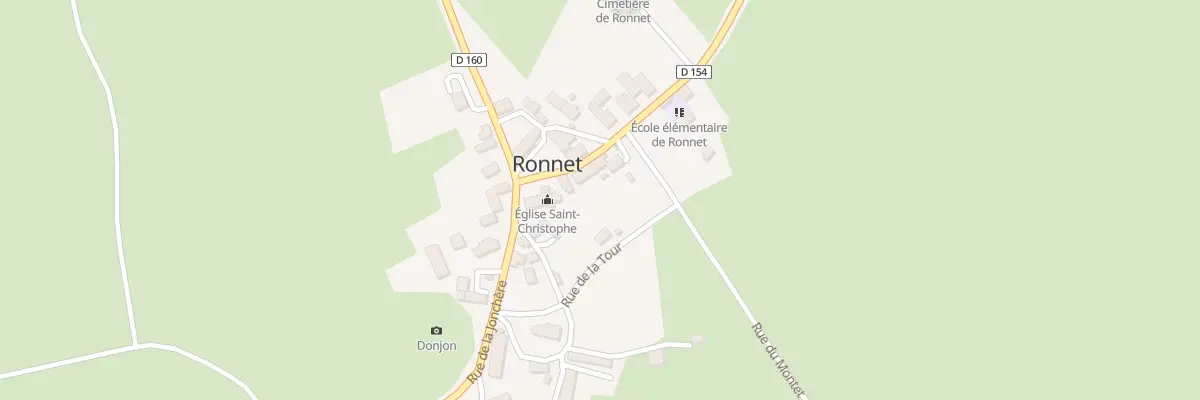 Plan du 4 Rue de la Gresse à Ronnet