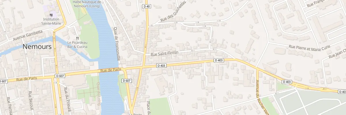 Plan du 29 Rue du Souvenir à Nemours