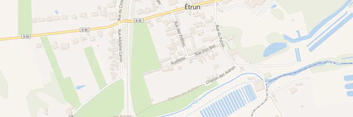 Plan du 1 Rult Ruellette à Étrun