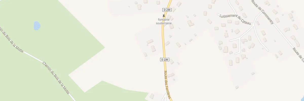 Plan du 36 Rte des Ferrières à Chamblet