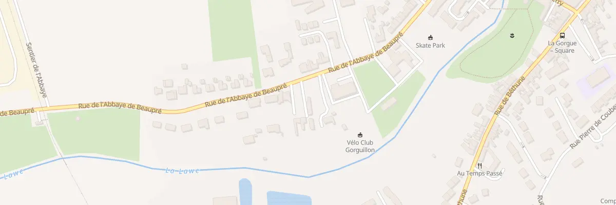 Plan du 44 Rue de l’Abbaye de Beaupre à La Gorgue