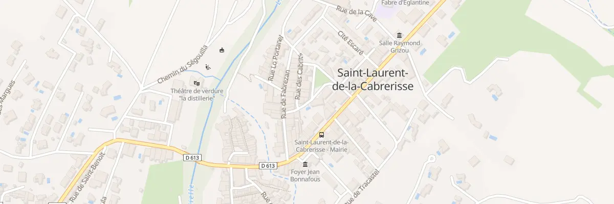 Plan du 24 Quartier des Jardins à Saint-Laurent-de-la-Cabrerisse