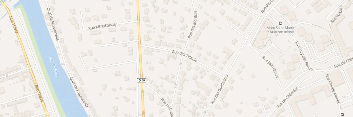 Plan du 8 Rue des Tilleuls à Nemours