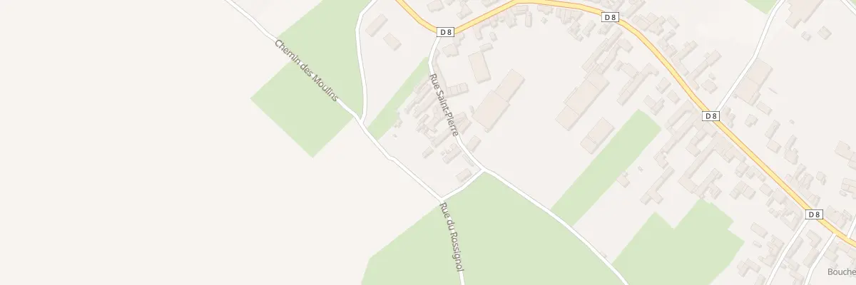 Plan du 12 Rue St Pierre à Bucquoy