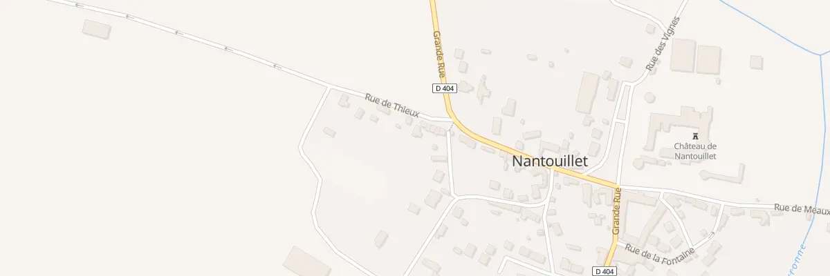 Plan du 7T Rue de Thieux à Nantouillet