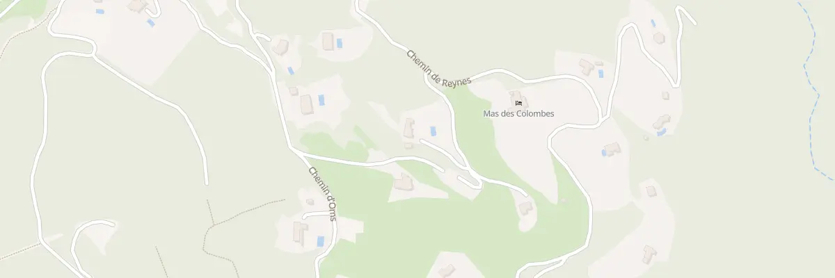 Plan du 14 Che De Reynès à Oms
