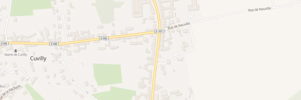 Plan du 31 Rte de Flandre à Cuvilly
