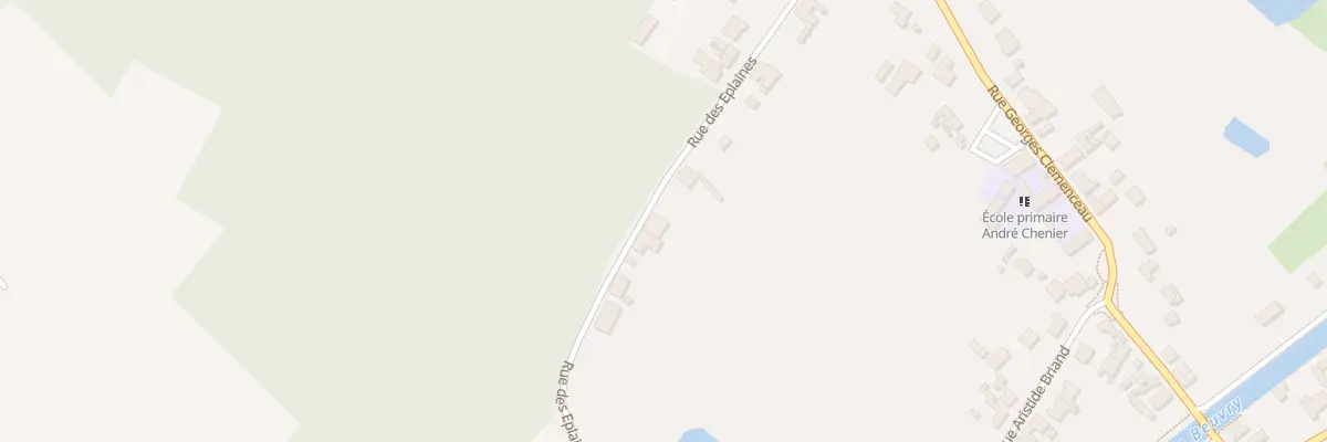 Plan du 364 Rue des Eplaines à Beuvry