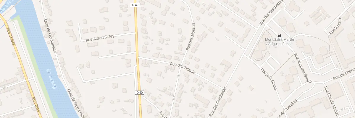 Plan du 3A Rue des Tilleuls à Nemours