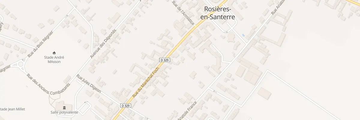 Plan du 17 Rue du Maréchal Foch à Rosières-en-Santerre