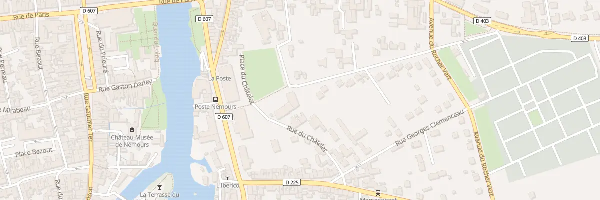 Plan du 33 Rue du Châtelet à Nemours