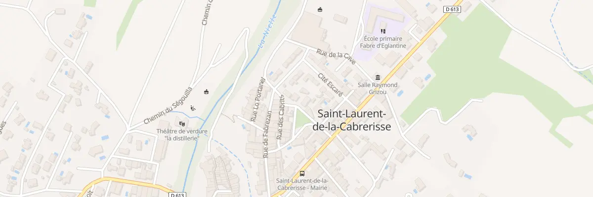 Plan du 12 Quartier des Jardins à Saint-Laurent-de-la-Cabrerisse
