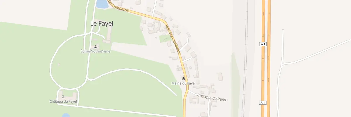 Plan du 526 Rue des Lombards au Fayel