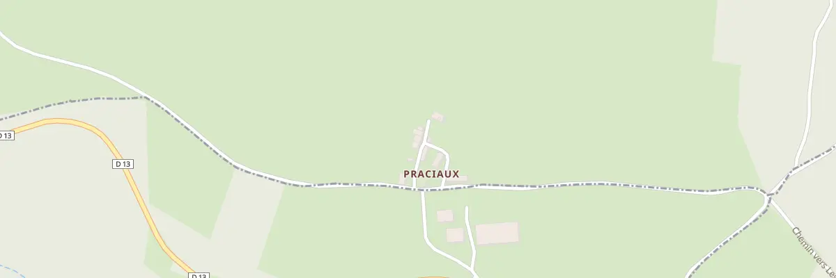 Plan du 5161 Praciaux à Saint-Maigner
