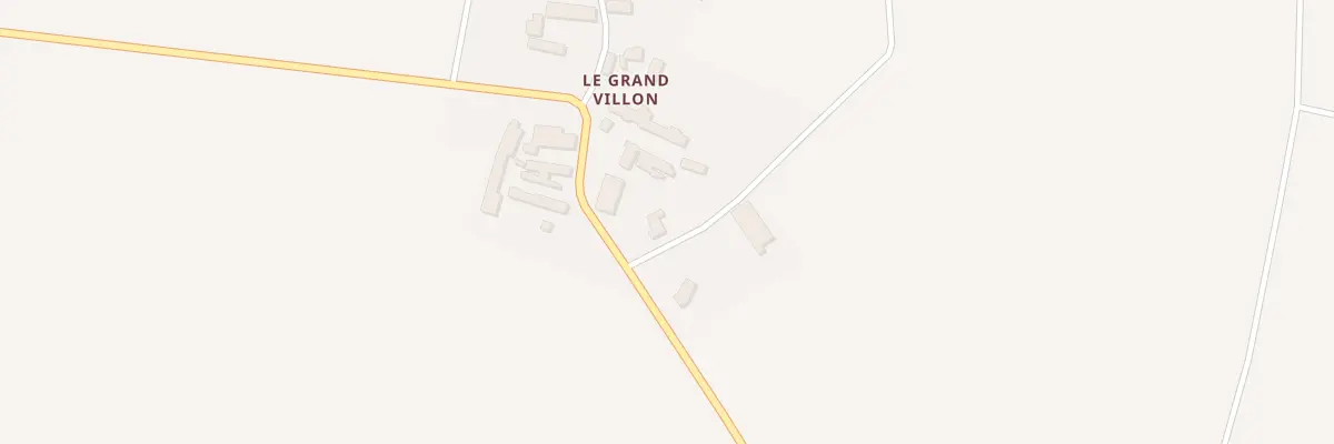 Plan du 2 Le Grand Villon à Girolles