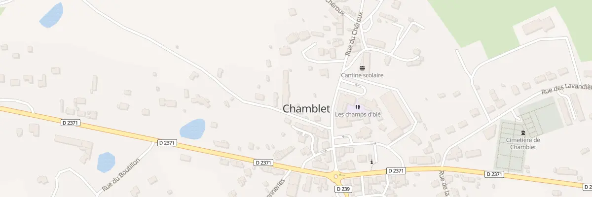 Plan du 8 Rue de la Faucherelle à Chamblet