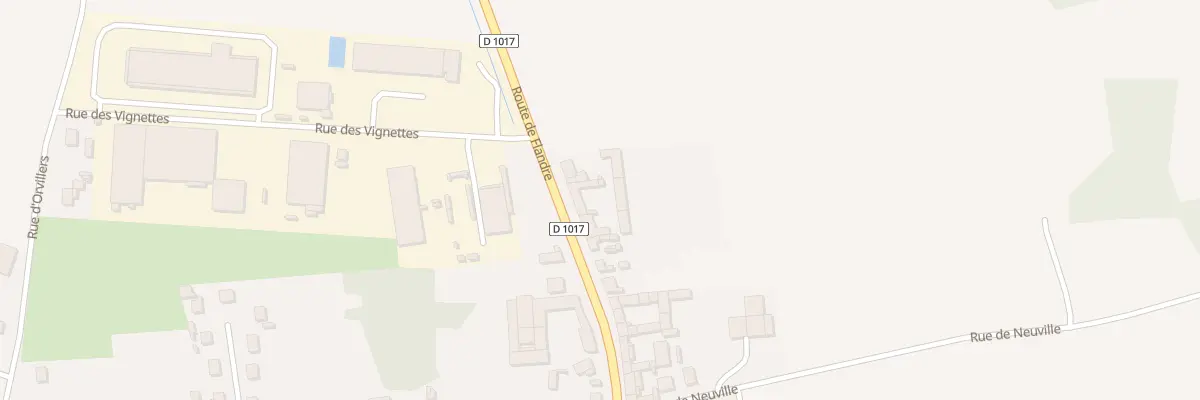 Plan du 62 Rte de Flandre à Cuvilly