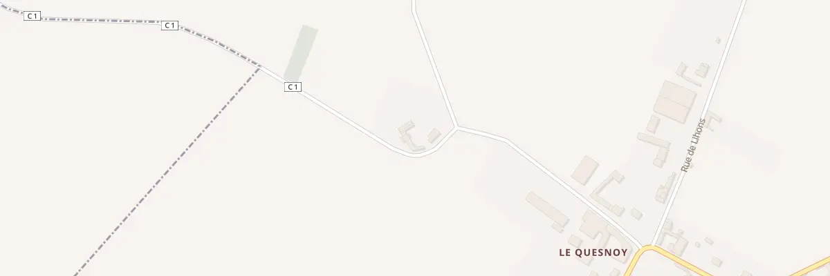 Plan du 1 Rue de Folies à Parvillers-le-Quesnoy