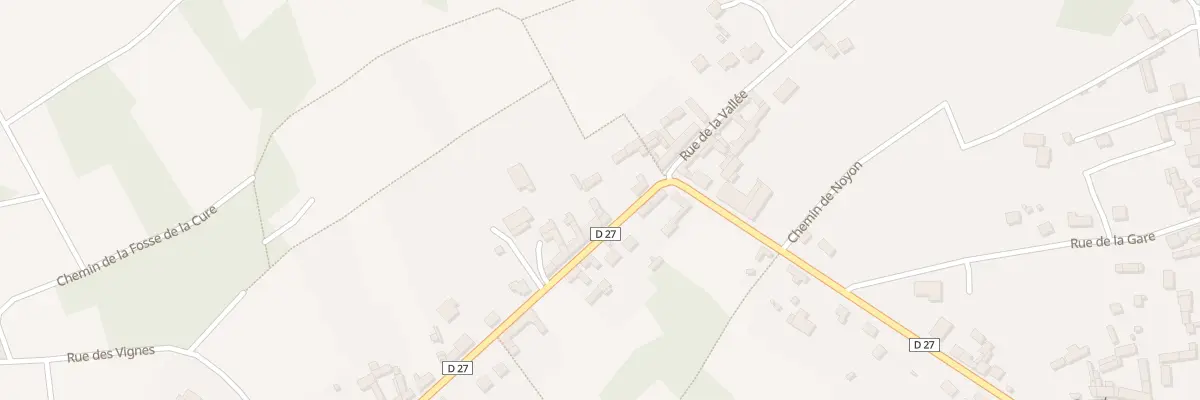 Plan du 20 Rue de la Vallée à Boulogne-la-Grasse