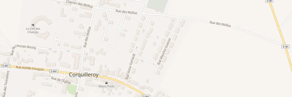 Plan du 14 Rue Victor Farnault à Corquilleroy