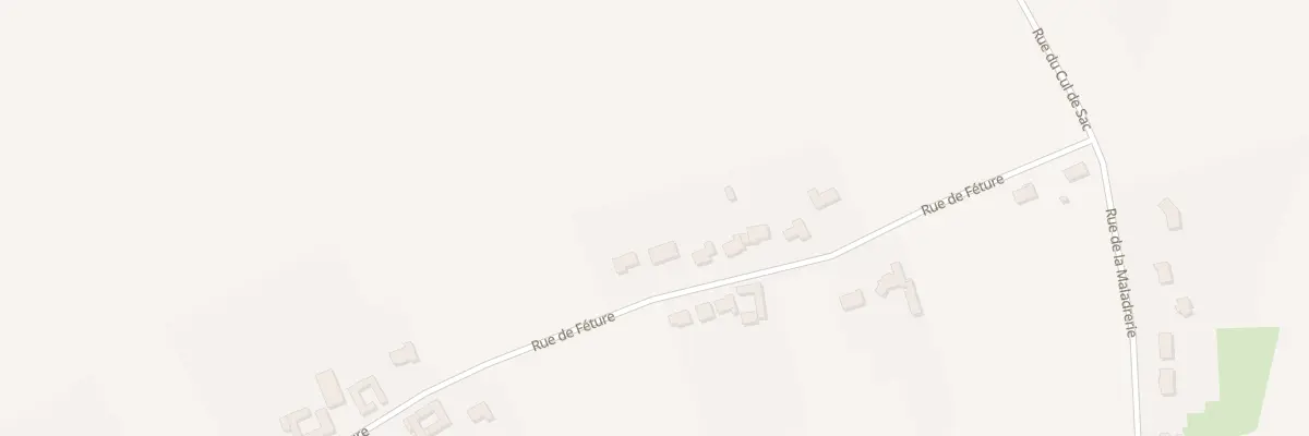 Plan du 300 Rue de Féture à La Couture
