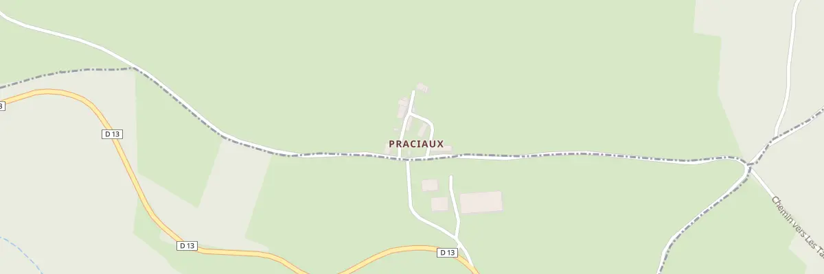 Plan du 5134 Praciaux à Saint-Maigner