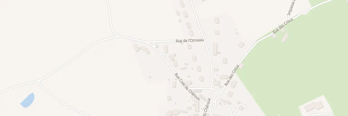 Plan du 6 Rue Côte du Chéroux à Chamblet
