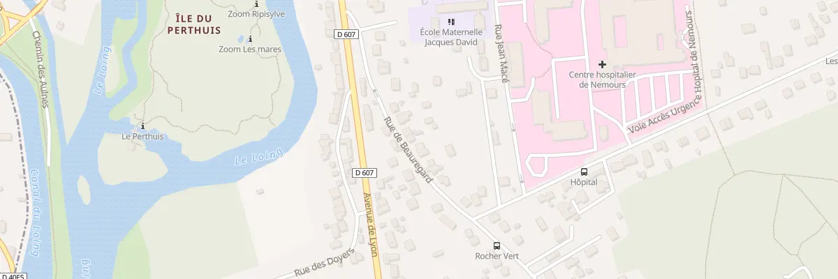 Plan du 21 Rue du Beauregard à Nemours