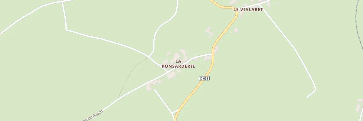 Plan du 5298 La Ponsarderie à Estaing